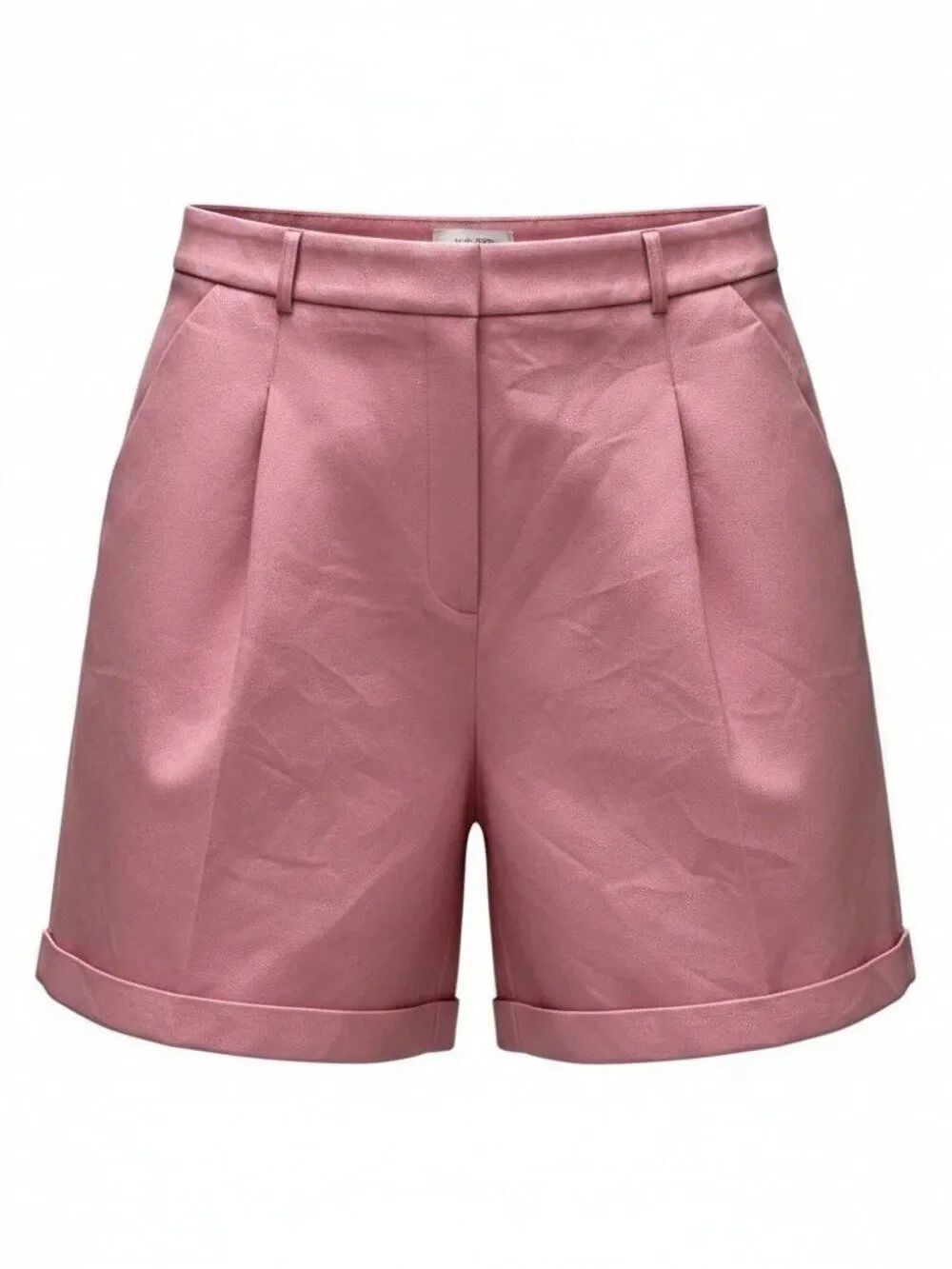 ASOS Pink High Waist Pleated Tailored Shorts NWT Size 14